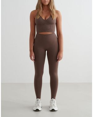 Aim'n Macchiato Shape Seamless Tights - Brown