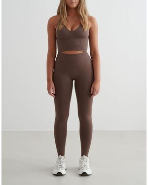 Aim'n Macchiato Shape Seamless Tights - Brown