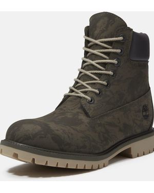 Timberland 6 Inch Lace Up Waterproof Boot - Black