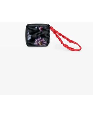 Desigual Medium Floral-Texture Wallet - White