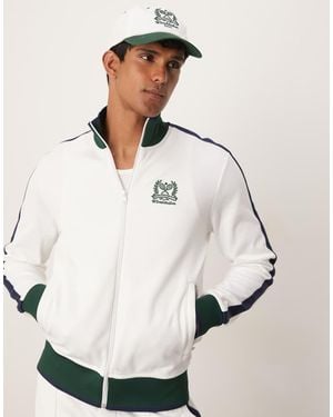 Polo Ralph Lauren Wimbledon Capsule Tricot Track Jacket - White