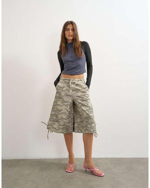 TOPSHOP Jorts Ampi - Neutro
