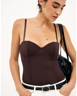 NA-KD Plain Micro Body - Black