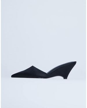TOPSHOP Annie Wedge Closed Toe Shoes - Blue