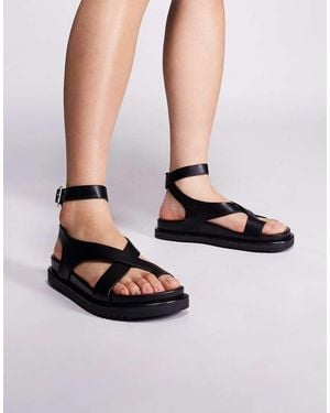 River Island Strappy Flat Sandal - White