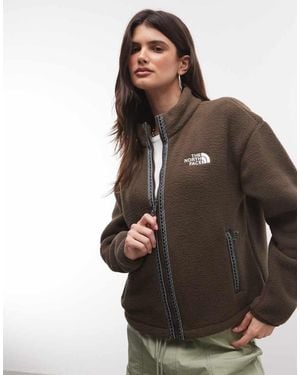 The North Face Fleeski Jack Met Volledige Rits - Zwart
