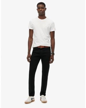 Superdry Cotton Vintage Slim Jeans - White