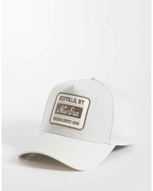 KTZ E Frame Patch Logo Linen Cap - White