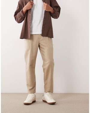 Mango – leinenmix-hose - Natur