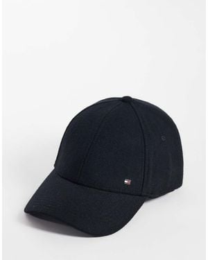 Tommy Hilfiger Melton Wool Blend Cap - Blue