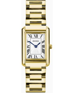 Sekonda Colette 22Mm Rectangular Watch - Metallic