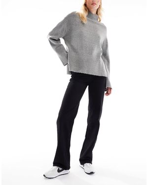 Vero Moda Tessa - jean ample à taille haute - Gris
