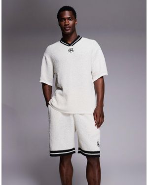 Good For Nothing Knitted Shorts - White