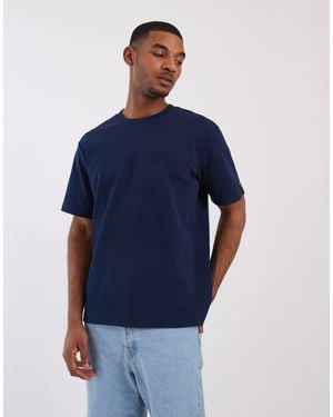 Tommy Hilfiger Nautical Rope Chest Logo T-shirt - Blue