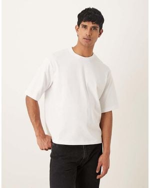 SELECTED Heavyweight Oversized T-shirt - White