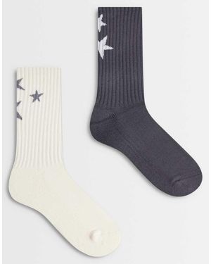 Hollister Calzini Blu E Bianchi