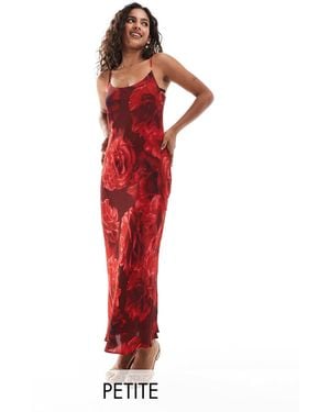 Ever New Petite Slip Maxi Dress - Red
