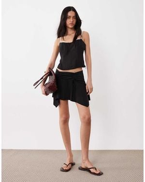 Cotton On Sandy Hanky Hem Mini Skirt - White