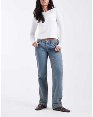 Collusion Low Waist Loose Fit Jeans - Blue