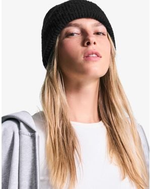 Bershka – basic-strickmütze - Braun