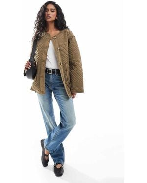 Y.A.S Quilted Jacket - Blue