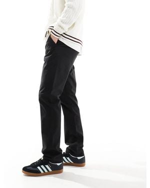 Farah – elm – schmal geschnittene chinohose aus twill - Weiß
