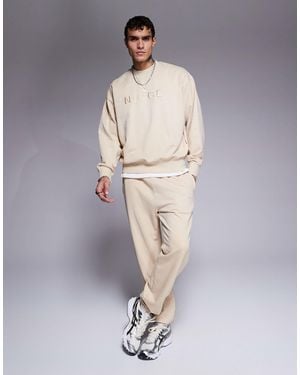 Nicce London Co-Ord Washed Jogger - Natural