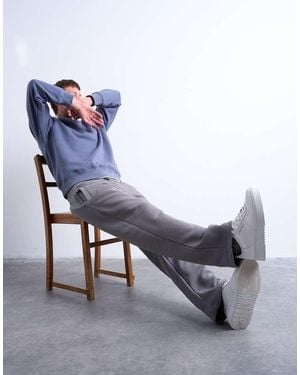 TOPMAN Straight Leg Joggers - Metallic