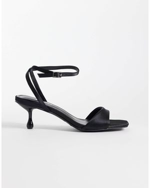 Glamorous Sandalen mit kitten-heel - Weiß