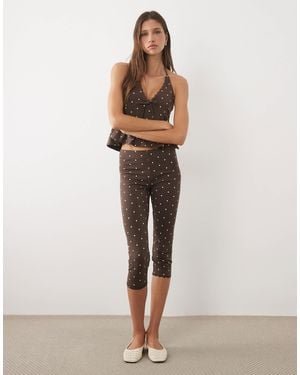 Miss Selfridge Capri Pants - Natural