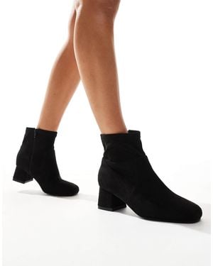 Yours – stretch-stiefeletten - Schwarz