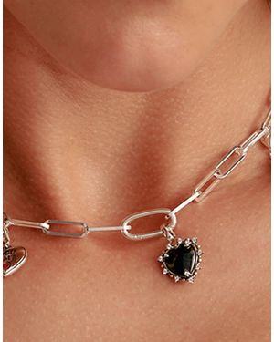Thomas Sabo Charm-anhänger schwarzes vintage-herz connect - Braun