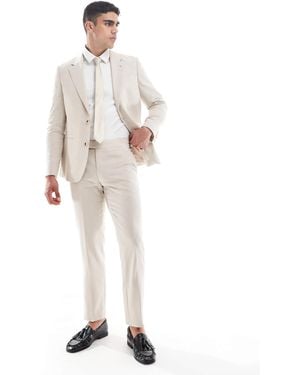 River Island Skinny Suit Trousers - White