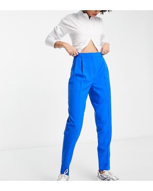 ASOS Tall Smart Tapered Trousers - Blue