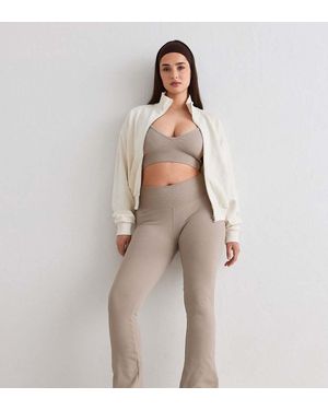 Aim'n Medias De Corte Acampanado Sin Costuras De Canalé De -Neutro