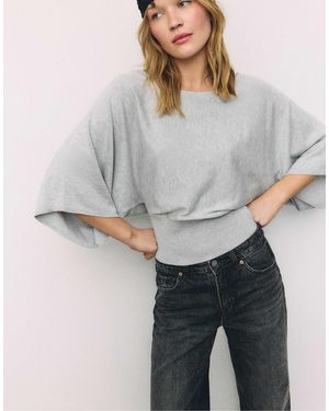 Stradivarius – strickpullover - Grau