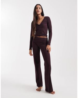 Cotton On Dreamy Sofy Roll Waist Trouser - White