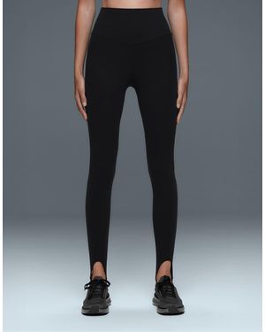 Oysho Comfortlux Super High Rise Ankle-Length Stirrup Leggings - Blue