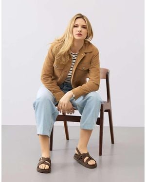 Bolongaro Trevor Real Suede Ayla Trucker Jacket - Blue