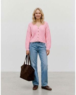 Vero Moda Cardigan Shadow - Rosa