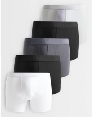 ASOS 5-pack Trunks - Black