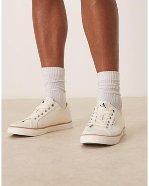 Calvin Klein Vulc Canvas Trainers - Natural
