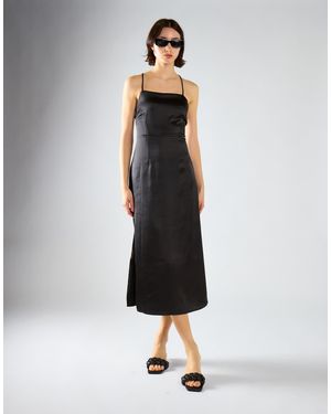 NARRATED Square-Neck Maxi-Dress - White