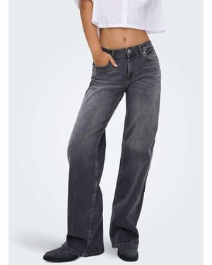 ONLY Julles Low Waist Straight Leg Jeans - Blue