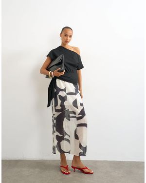 TOPSHOP Durchsichtiger midirock - Weiß