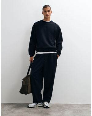 ASOS Essentials Oversized Sweatshirt - Black