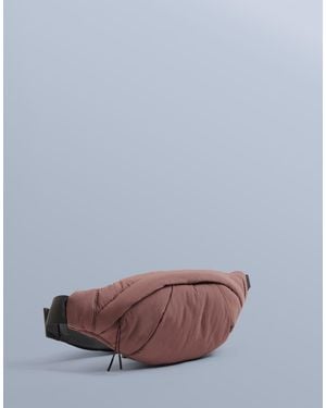 Oysho Waterrepellent Nylon Belt Bag - Purple