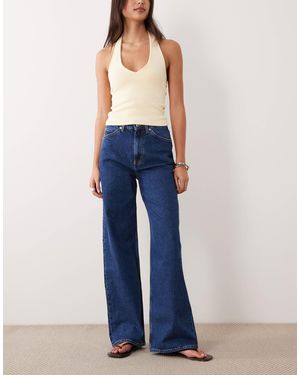 ARKET Lupine High Rise Wide Leg Jeans - Blue