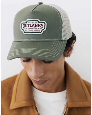 Pull&Bear Cappellino Trucker Outlanes - Verde