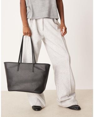 ASOS Cabas décontracté à anses fines - noir - Rouge